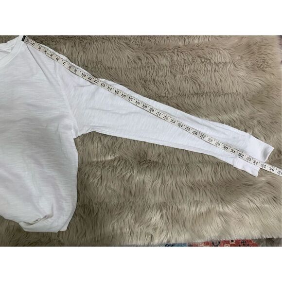 Faherty Men's White Henley Shirt 100% Cotton Long Sleeve Soft Knit XL - Picture 9 of 10